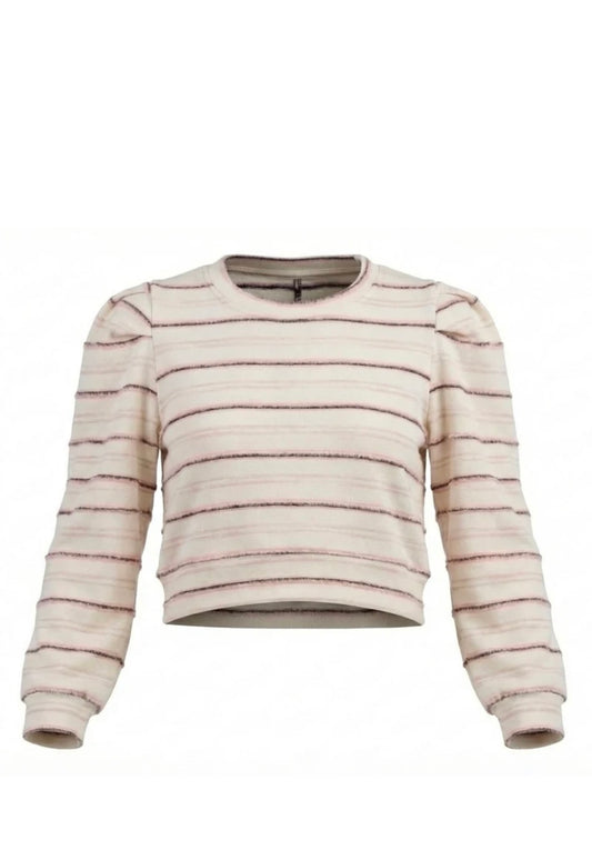 Peyton Top Blush Stripe