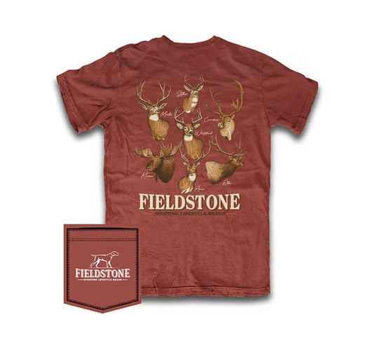 Youth Fieldstone North America Deer Tee