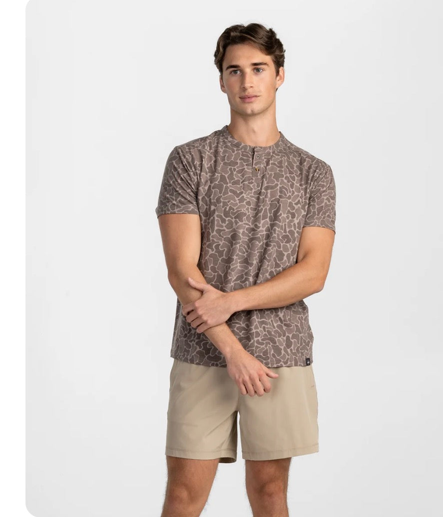 Max Comfort Henley - Ranger Camo