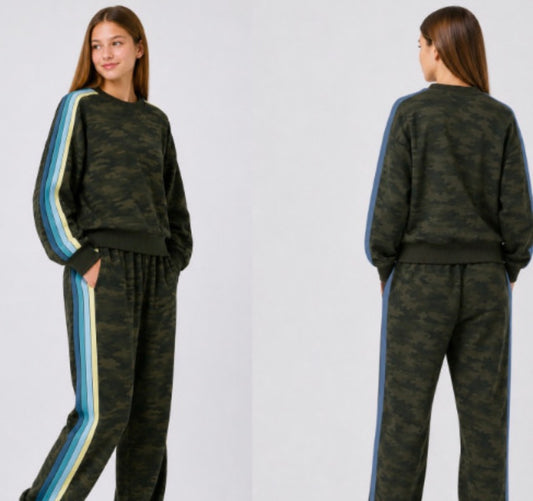 Alpine Camo Bright Stripe Set