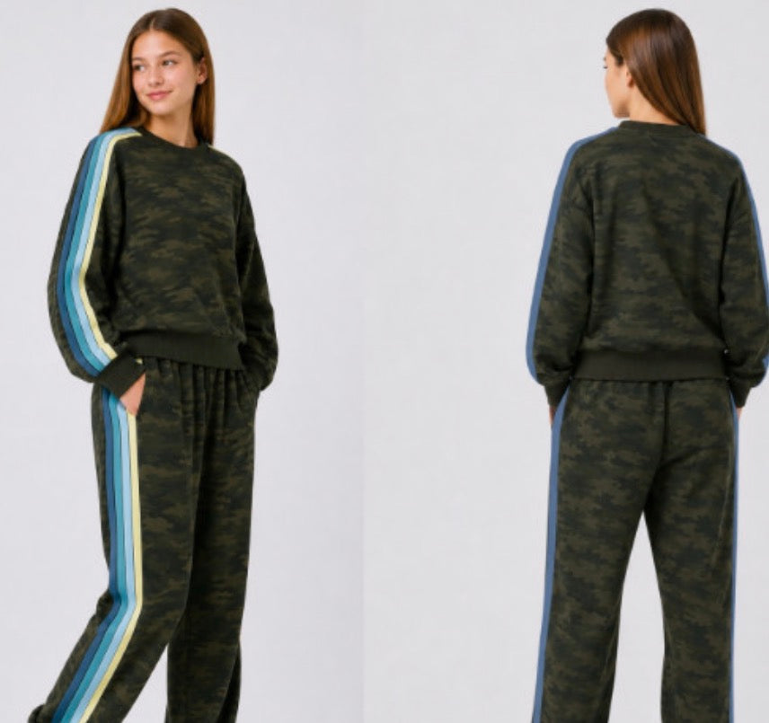Alpine Camo Bright Stripe Set
