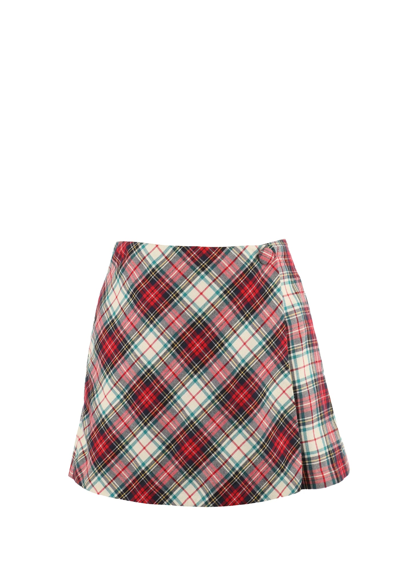 Christmas Plaid Skort