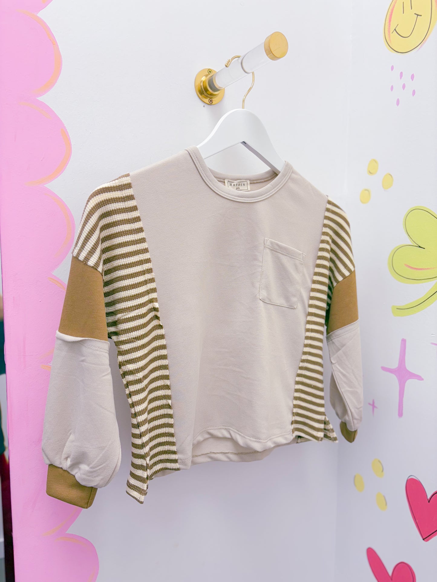 Cozy Color Block Long Sleeve