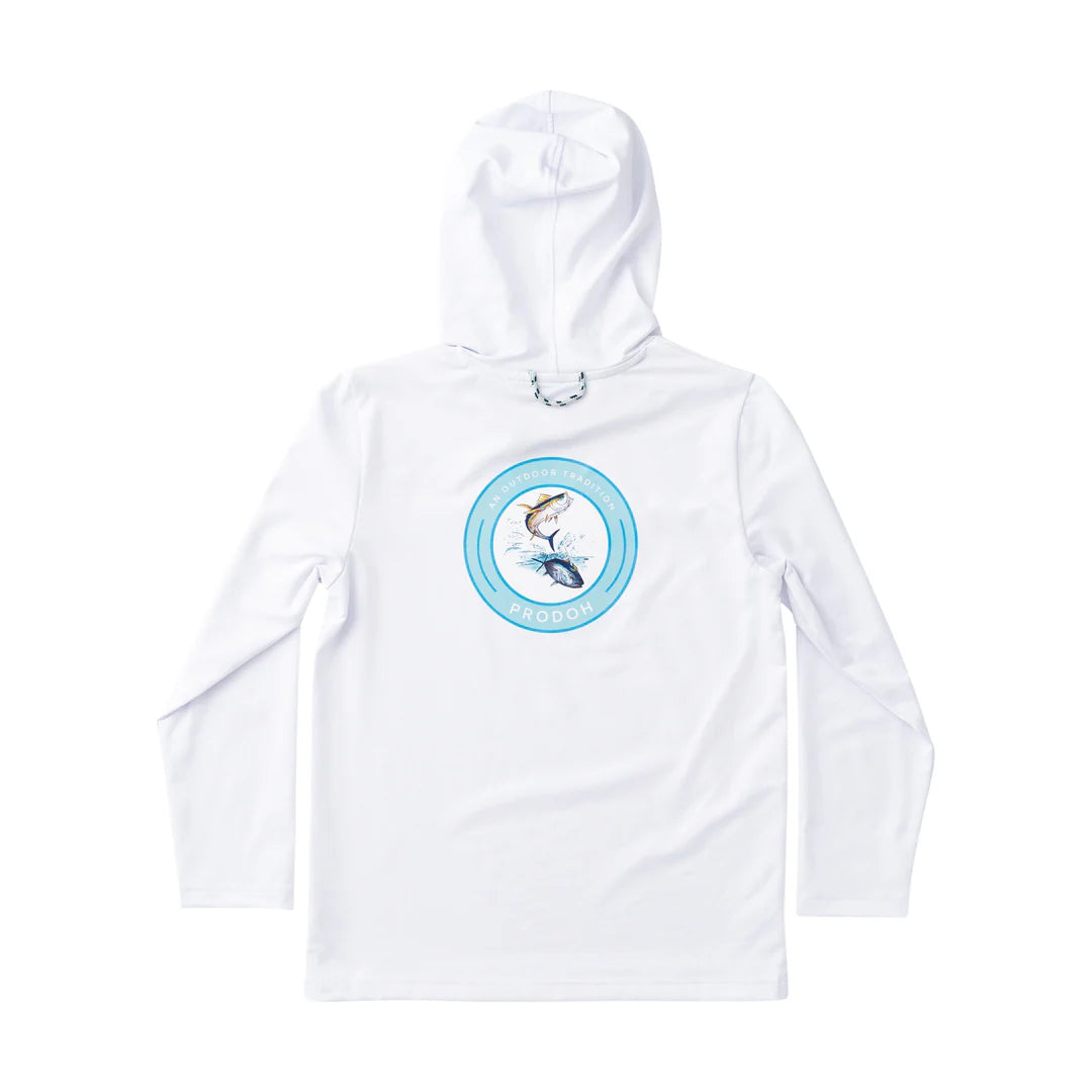Kids Pro Performance Hoodie - WHITE