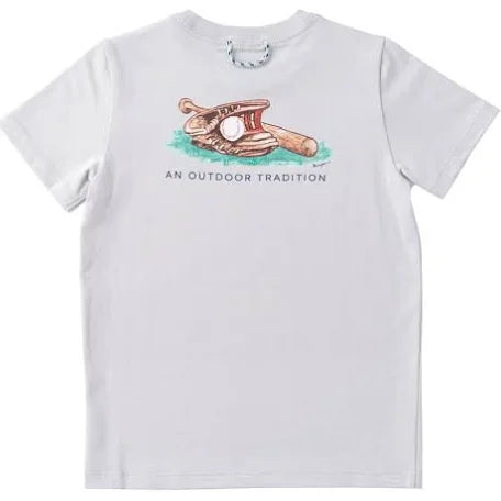 Boys Cotton Sleeve Baseball Tee