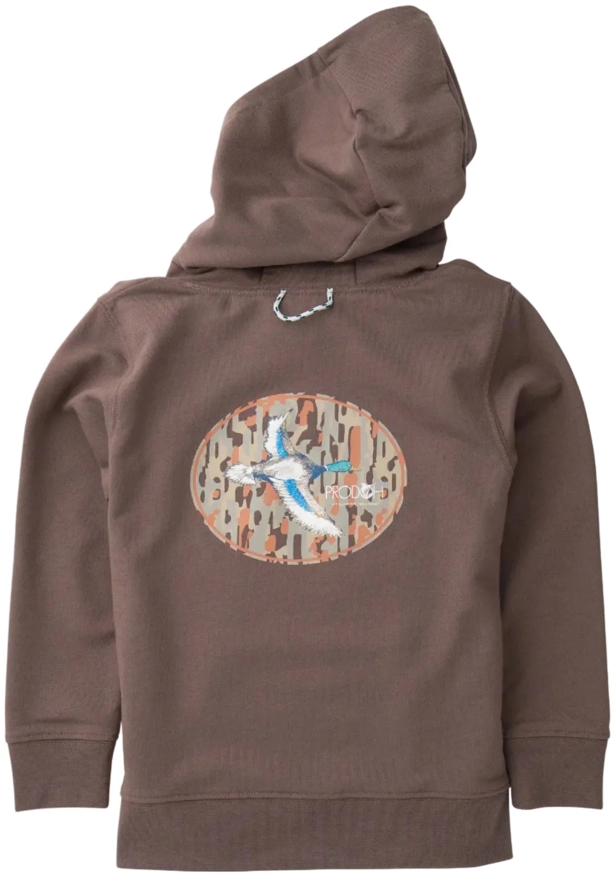 Boys Spinnerbait Hooded Sweatshirt - Coffee