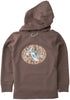 Boys Spinnerbait Hooded Sweatshirt - Coffee