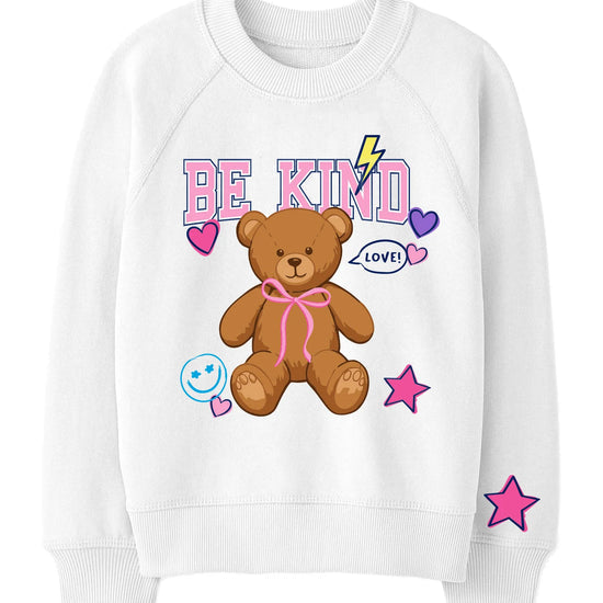 Be Kind Teddy Oversized Teddy Sweatshirt