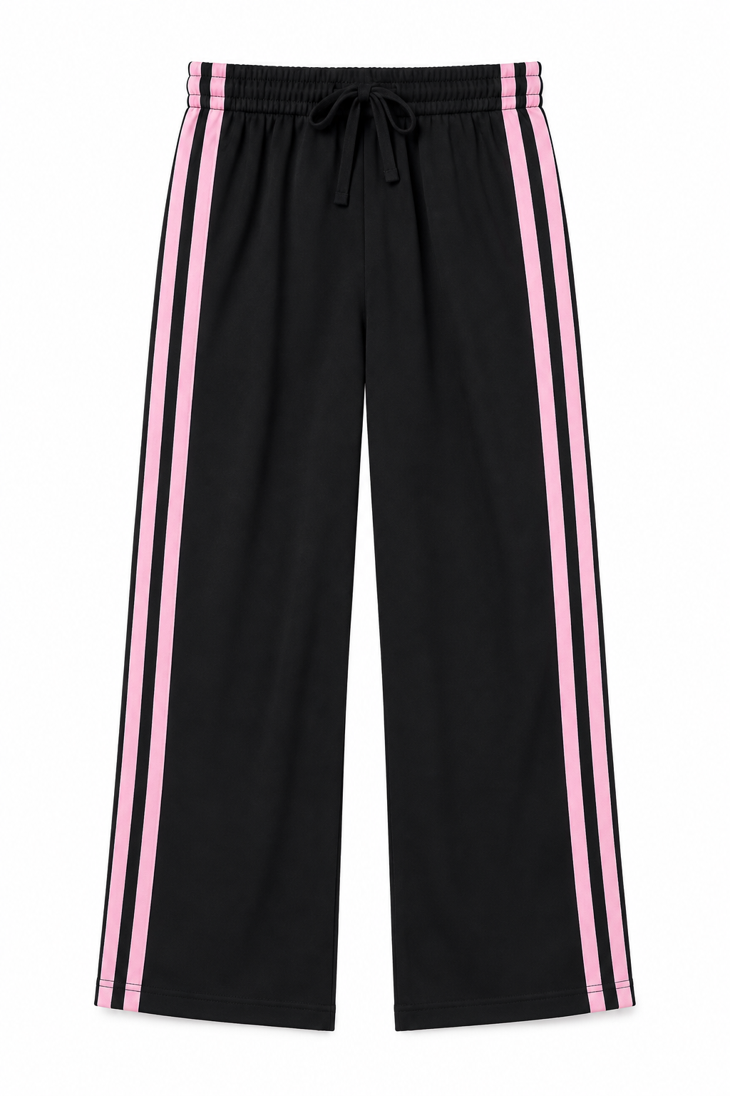 Cloud Wide Leg w/ Stripes Charcoal/Pink