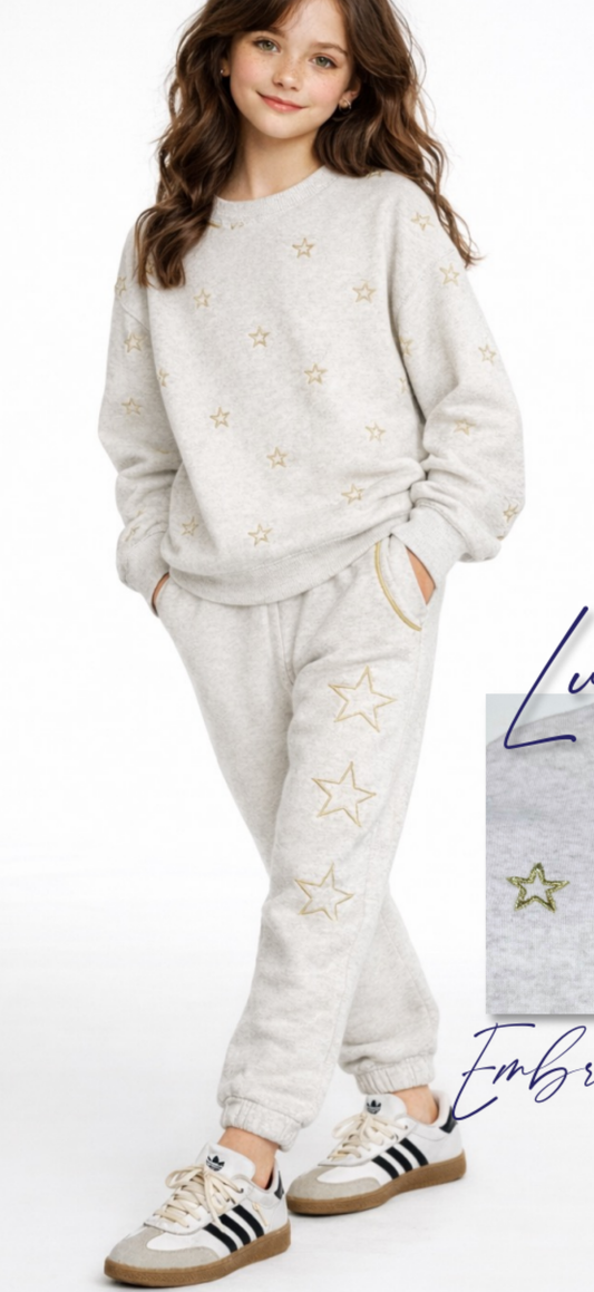 Ash Grey Star EMB Set
