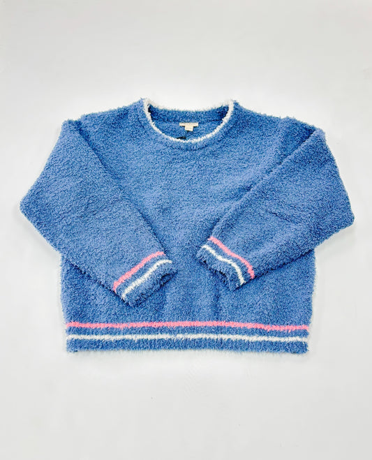 Dreamer Knit Top- Dusty Blue
