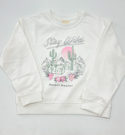 Stay Wild- Oversized Sweatshirt