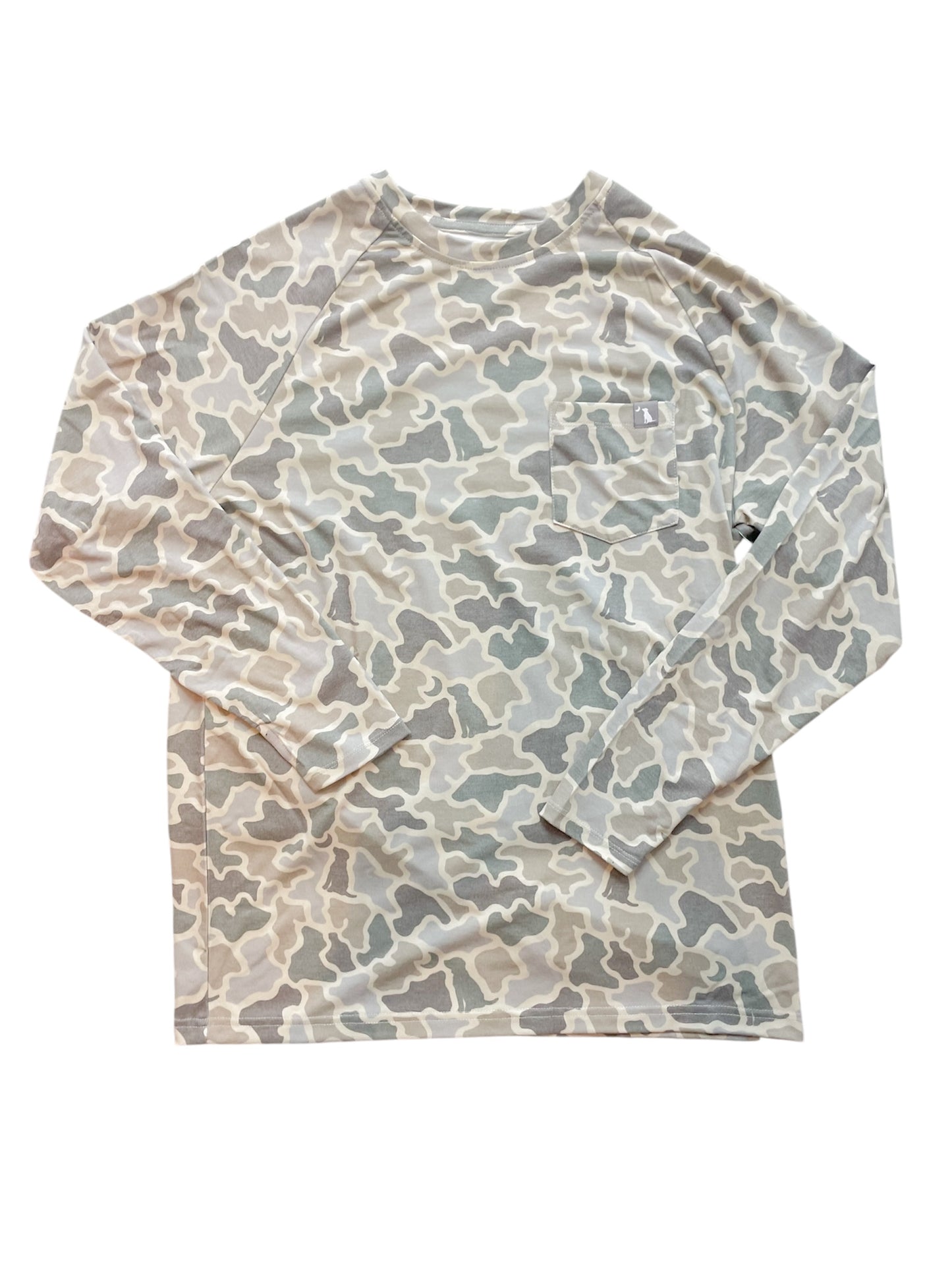 Mens Longsleeve Heather Blend Crewneck