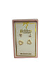 18K Gold Box Earrings