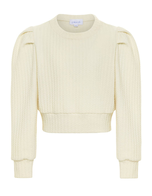 Jane Sweatshirt - Textured Cream