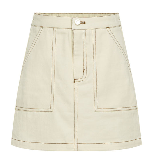 Sydney Skirt Cream/Tan