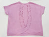 Embroidered Bow Cross Back Tee