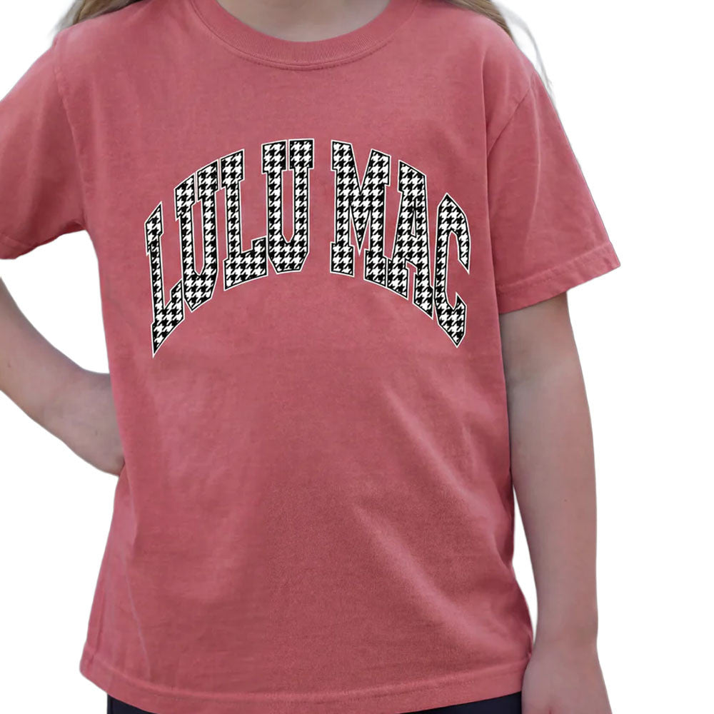 Houndstooth Youth LuLu Mac Tee