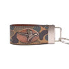 Camo Leather Loop Keychain