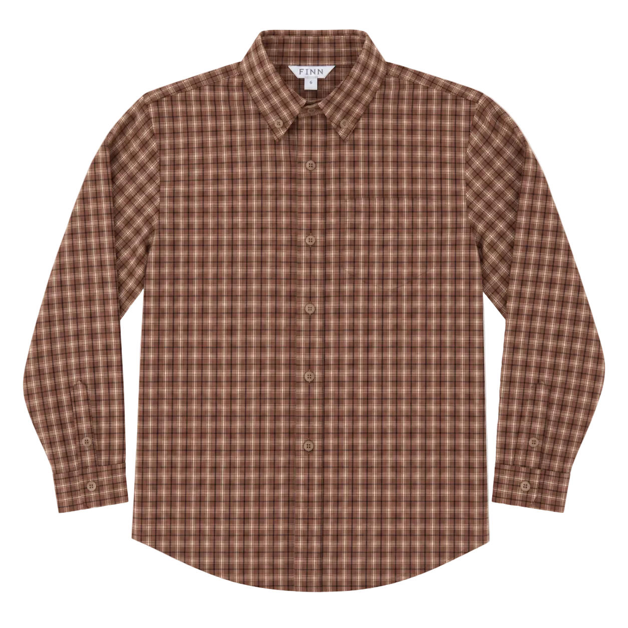 Pierfront Button Down - Saddle Plaid