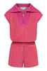 Wynne Romper Pink/Orange French Terry