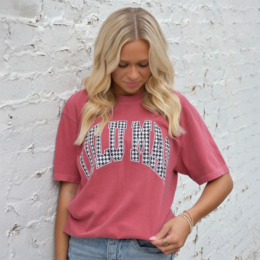Houndstooth Adult Tee Lulu Mac