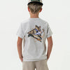 Pintail Duck Triangle - Ash Grey Tee