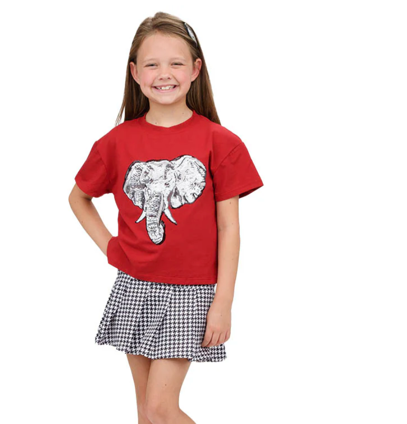 Tennis Skort - Houndstooth