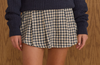 Pleated Skirt | Navy Check
