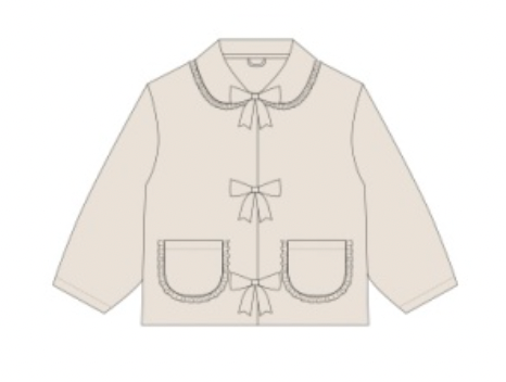 Shearling Collared Coat || Natural