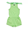 Green Bow Tie Romper