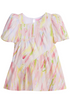 Asymmetrical Dress - Watercolor Color Block
