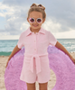 Embossed Emoji Terry Romper