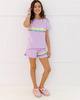 Lavender Rainbow Sequin Short Set