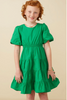 Kelly Green Puff Dress