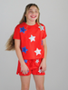 White + Blue Sequin Star Set