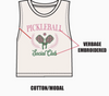 Pickle Ball Social Club Tank