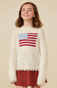 American Flag Knit Sweater