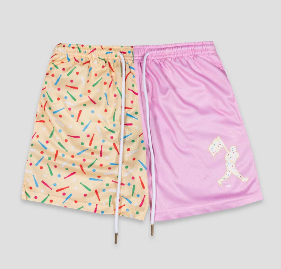 Batter Up Confetti Cupcake Youth Boy Shorts
