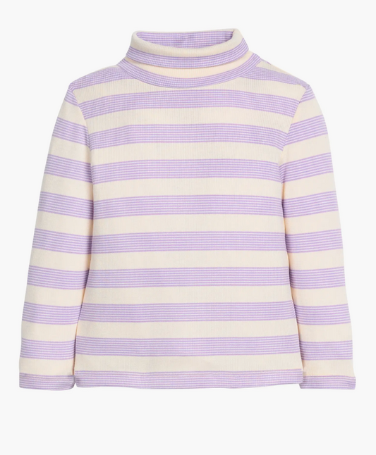 Turtleneck Lavender Stripe