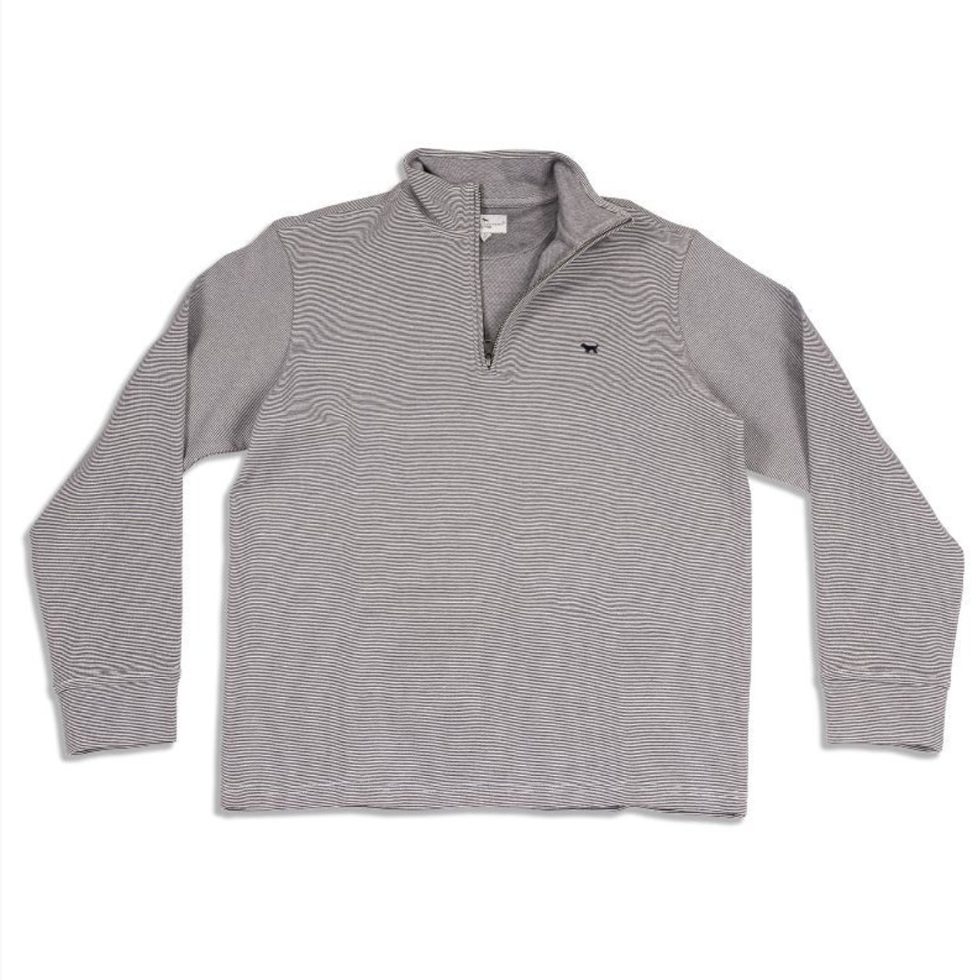 Quarter Zip Mini Stripe