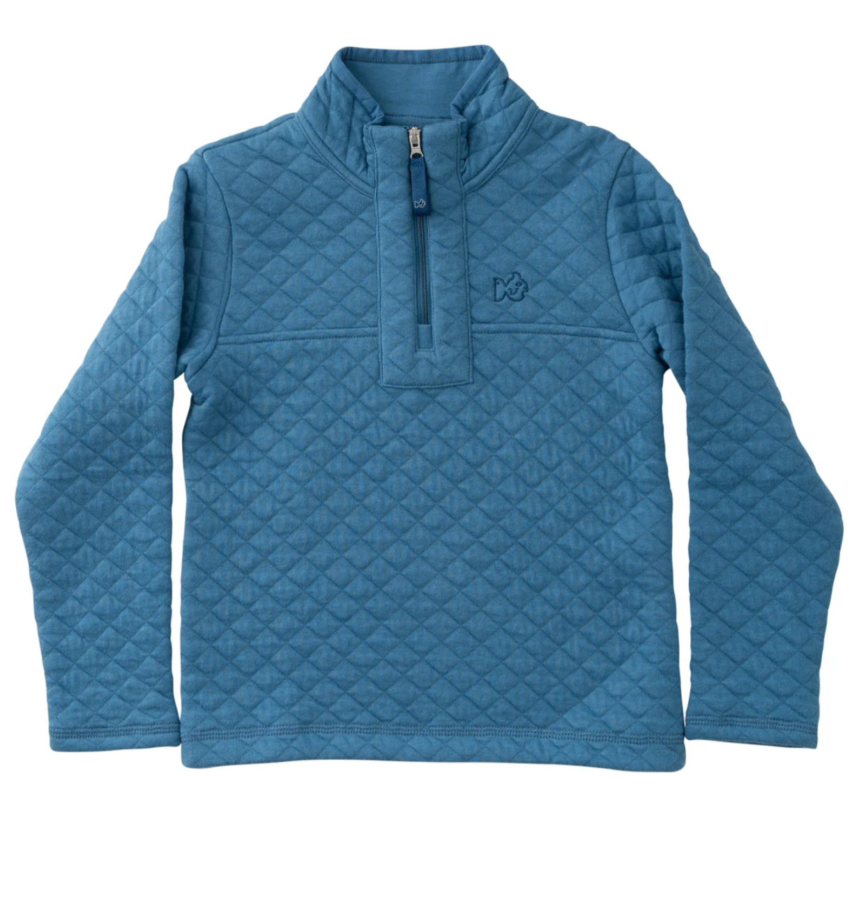 Boys Quilted Zip Pullover