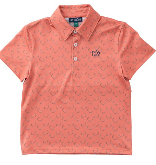 Boys Performance Polo - Antlers