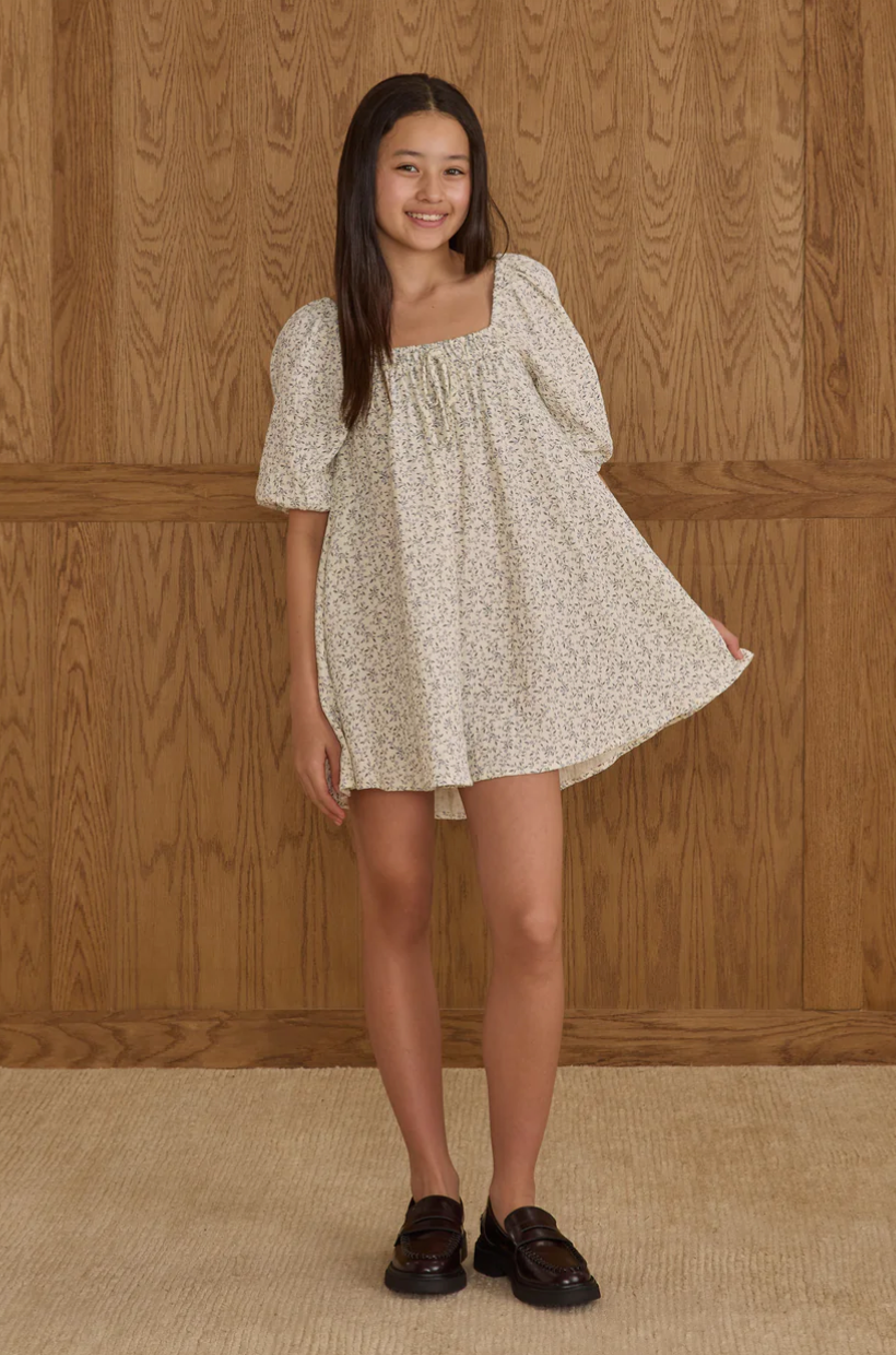 Sabrina Mini Dress || Blue Vines