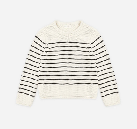 Jacques Sweater || Black Stripe