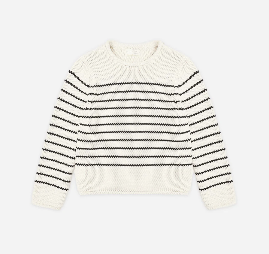 Jacques Sweater || Black Stripe