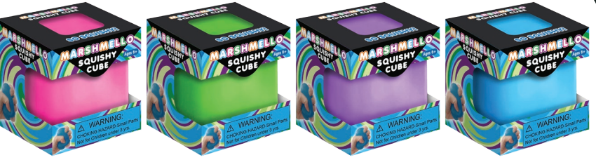 Marshmello Squishy Cube