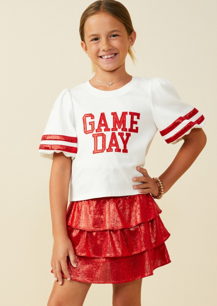 Game Day Puff Sleeve Top