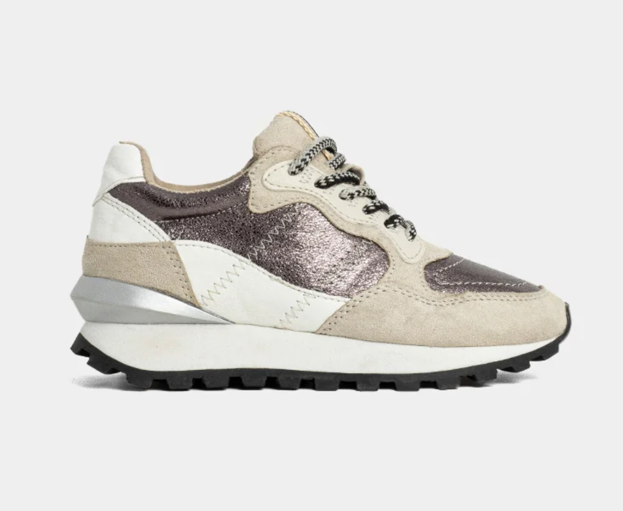 Phoebe Mini- Pewter Sneaker