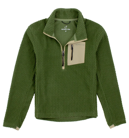 Boys Yukon Pullover Olive